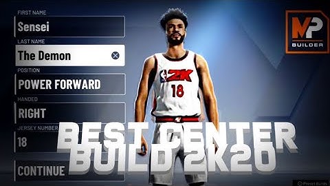 *NEW* • BEST CENTER BUILD IN NBA 2K20😱 • BEST ALL SUPERSTAR 🐎💥• GOATSHXT ONLY‼️🤩🐐