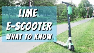 Lime-s e-Scooter Beginner's Guide and Review! | YEESHIH