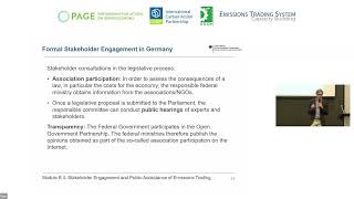Advanced ETS Day 4 : Formal Stakeholder Engagement Process