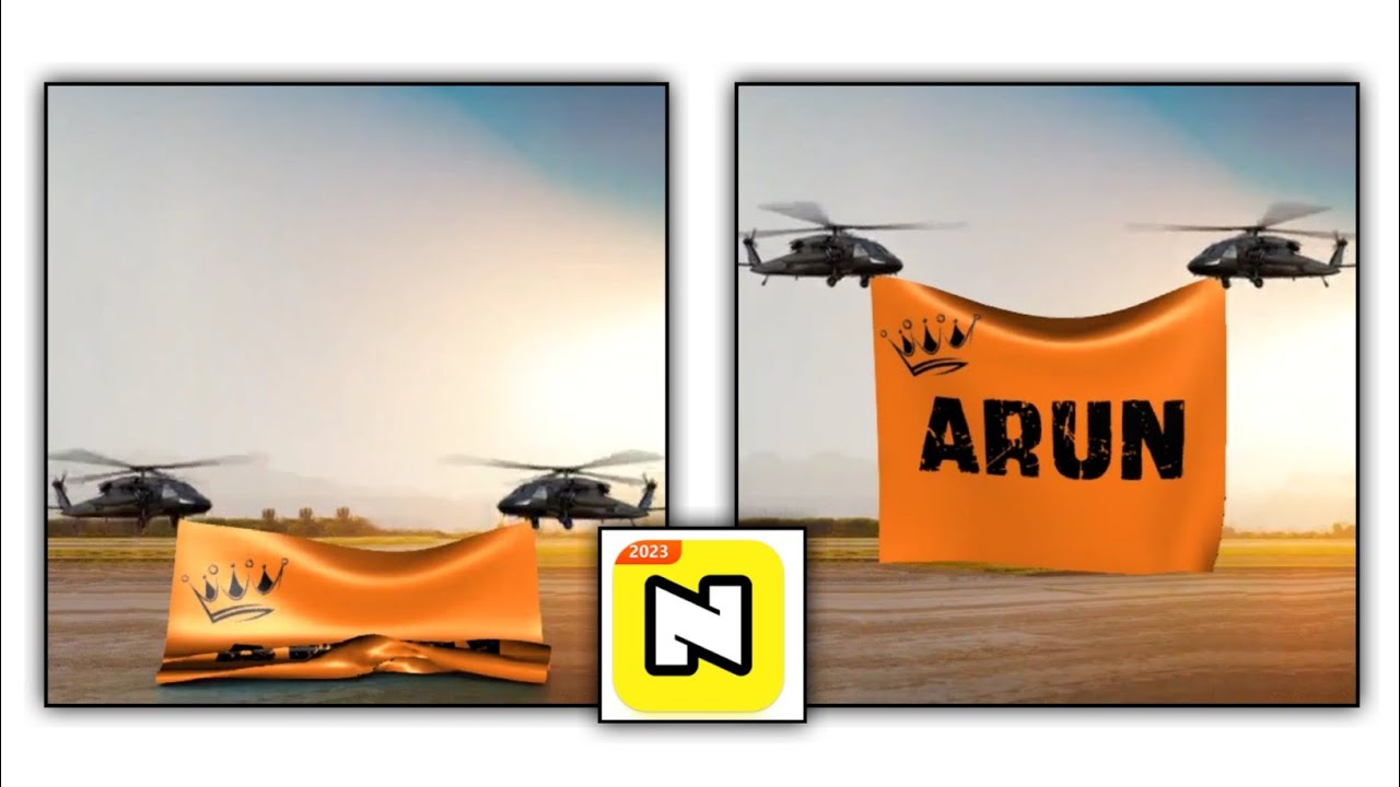 New Helicopter Name 😘 Video Editing | 🚁Helicopter Pulling Name Video Editing