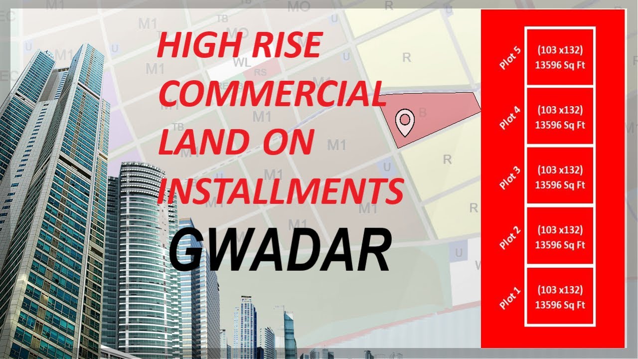High Rise Commercial Land in Gwadar - Short Term