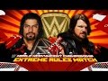 WWE Extreme Rules 2016: Roman Reigns Vs AJ Styles (Extreme Rules Match)