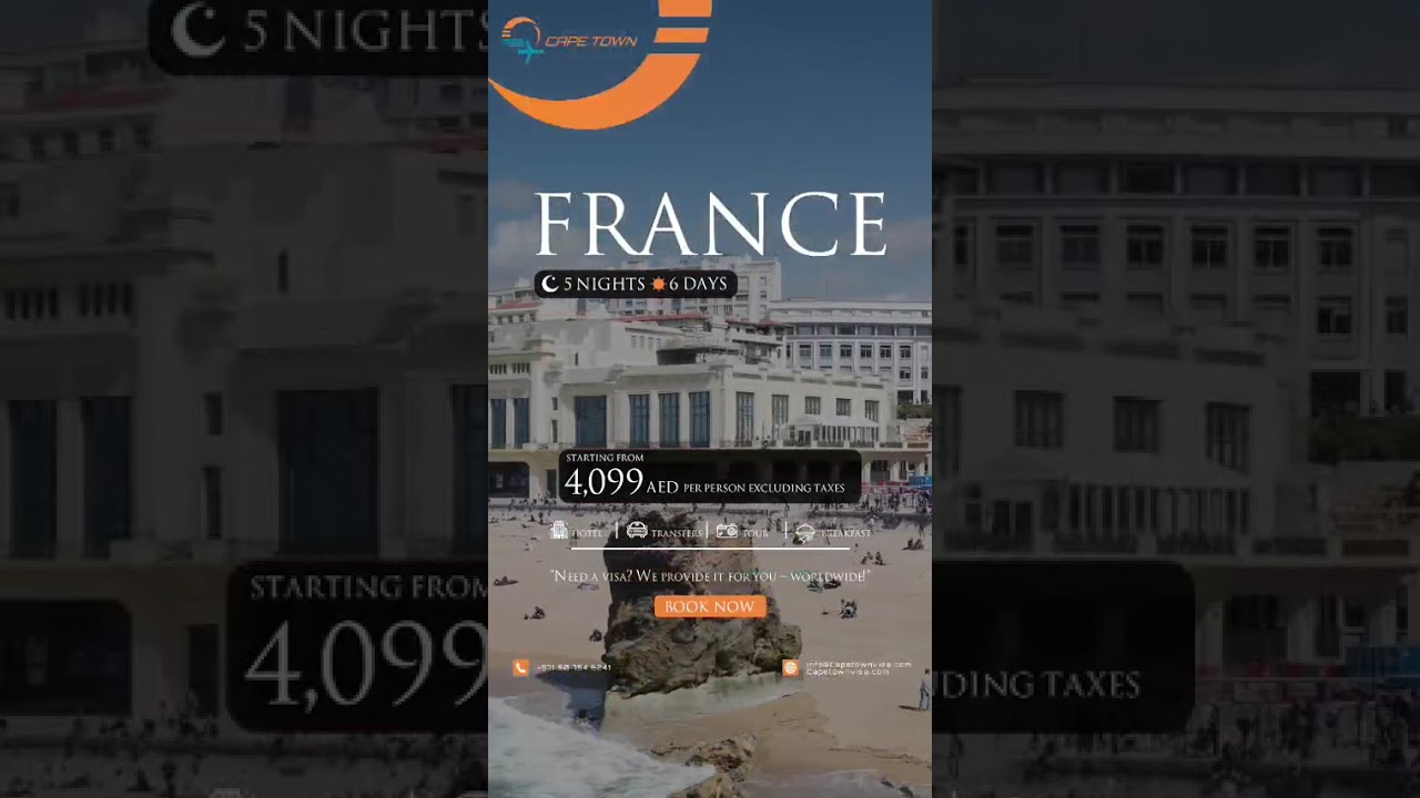 ✨ Explore France in Style – 5 Nights / 6 Days from 4099 AED! 🇫🇷