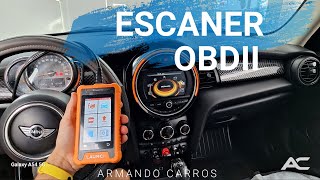 Como Escanear un carro por OBDII Launch Creader Elite BMW Mini | Armando Carros