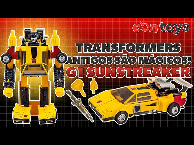 SUNSTREAKER G1 - TRANSFORMERS DOS ANOS 80 AINDA SÃO MÁGICOS