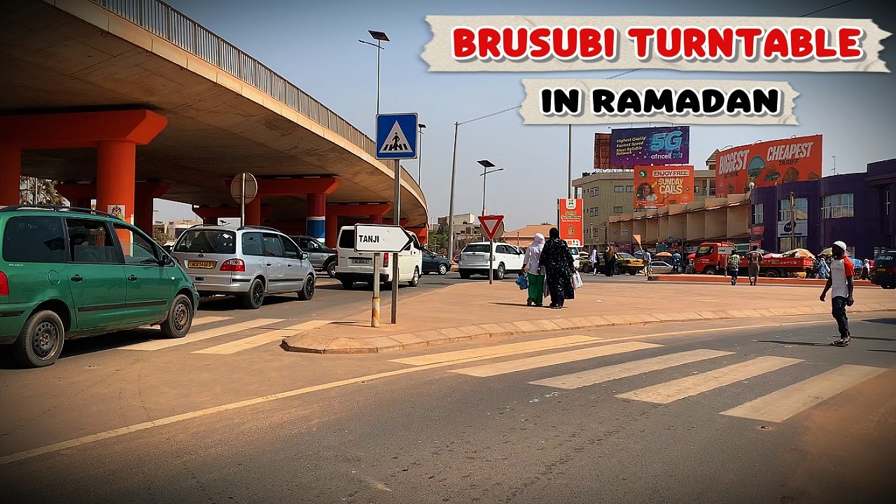 What Brusubi Turntable looks like During Ramadan in The Gambia