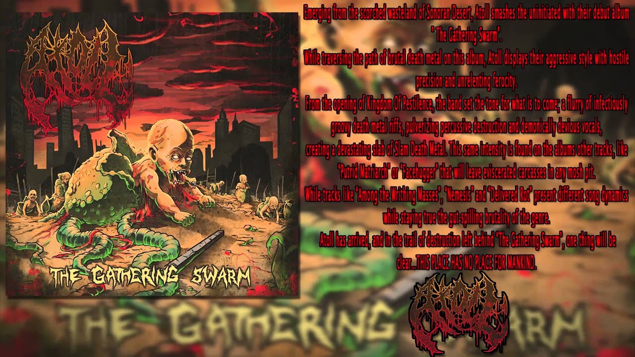 Atoll-Kingdom of Pestilence (debut album The Gathering Swarm out January 2016 on Ghastly Music)