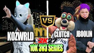 The MOST Toxic 10K 3v3 Comp Stage Series NBA2K27 (Koz Vs. Clutch & Jboolin)