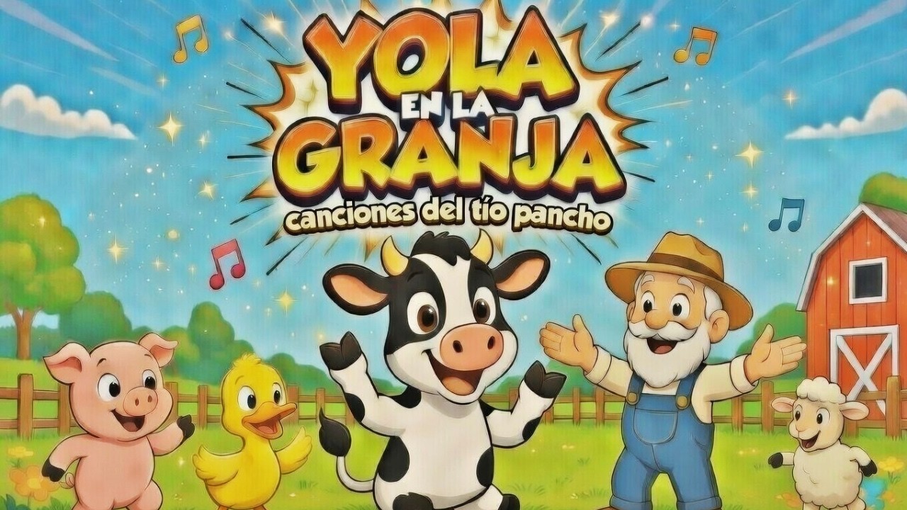 🐄 La Granja de YOLA y el Tío Pancho | Canciones Infantiles de Animales | Música para Niños