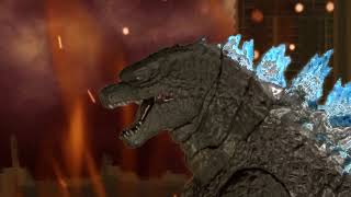 Godzilla 2014 Stop Motion Test