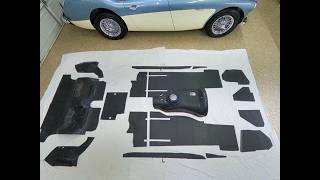 MOST SOUNDPROOFED AUSTIN-HEALEY ON THE PLANET! Roger gets down & detailed with Mass Loaded Vinyl MLV