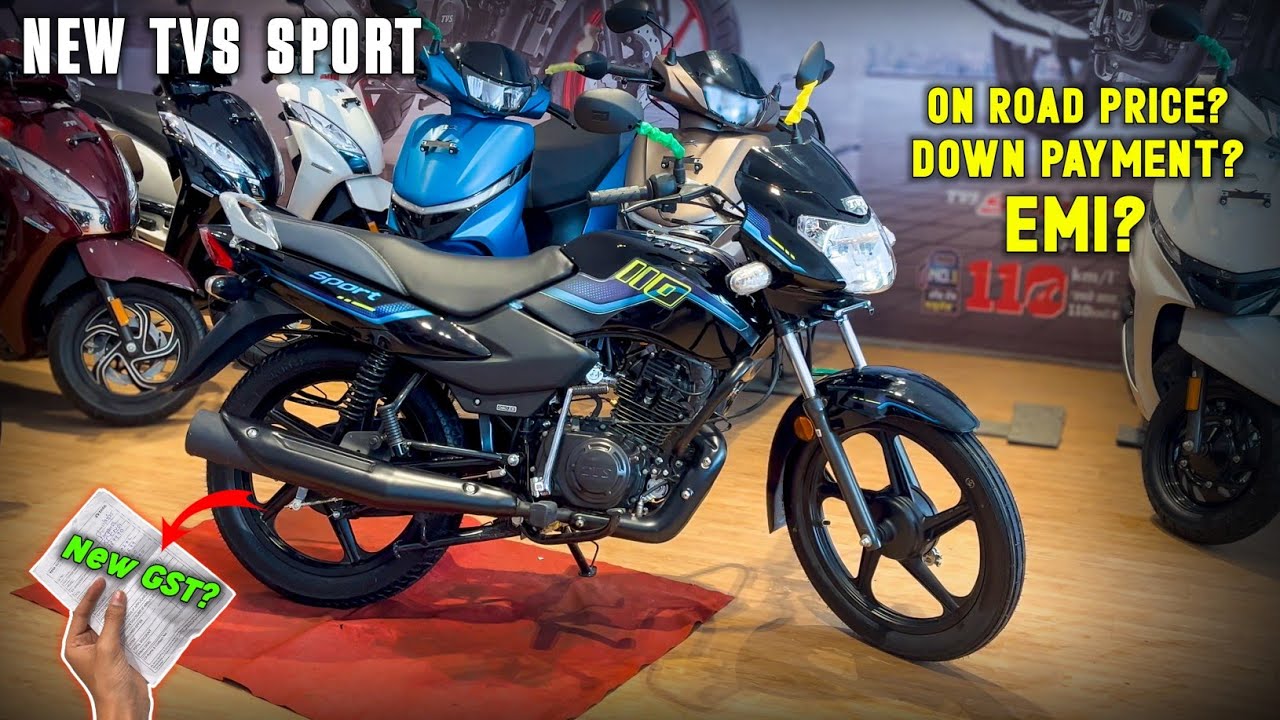 GST के बाद New Price? 🤑 | TVS Sport 2025 Model | GST 2.0 - On Road Price 😱