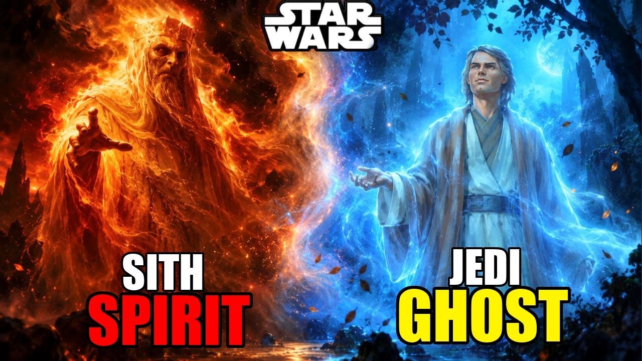 Why Jedi Force Ghosts and Sith Spirits Are NOTHING Alike - YouTube