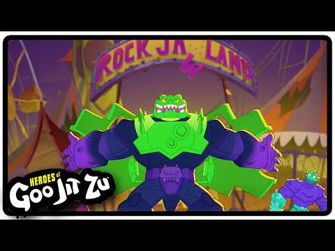 GOO at the Theme Park! 🎡 | Heroes of Goo Jit Zu | Cartoon movies
