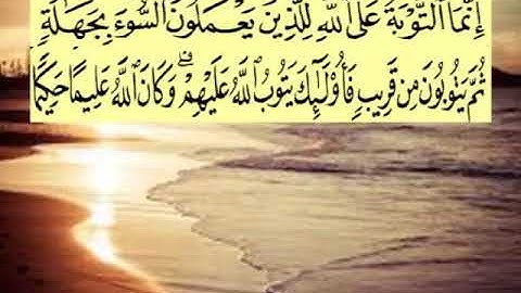 سورة النساء اية ١٧ جمال القرش