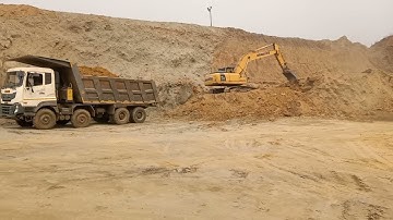 3 Excavator & EICHER TIPPER hard ob loding work running in coal mines please #viral#subscribe#video