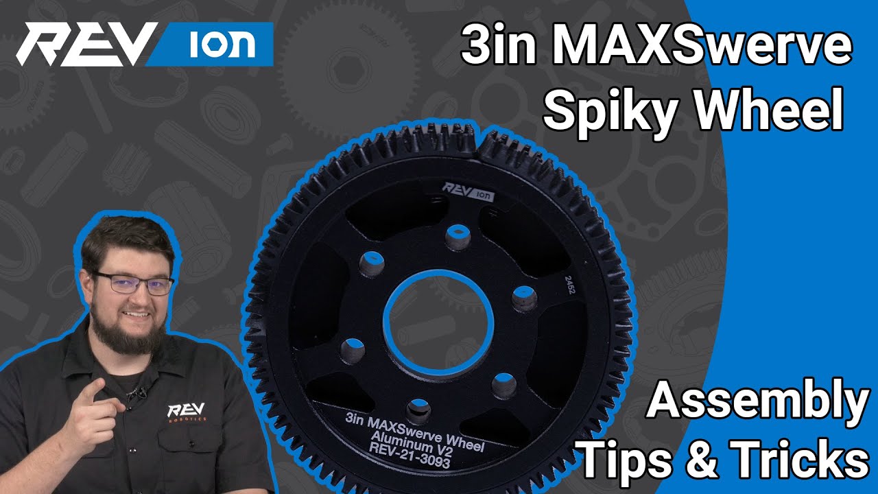3in MAXSwerve Spiky Wheel - Assembly - YouTube