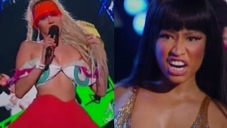 Nicki Minaj Disses Miley Cyrus During Speech at 2015 MTV VMA's