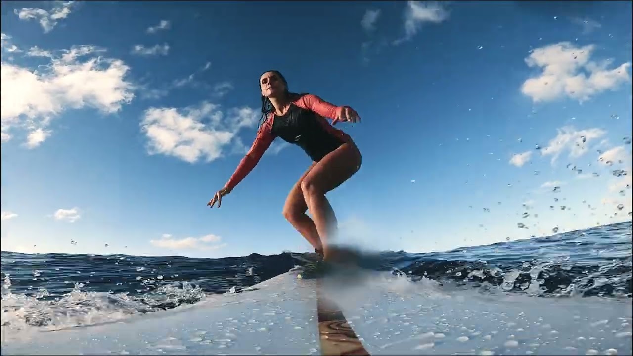 サーフィンレッスン GoPro撮影付き！アラモアナビーチパークで