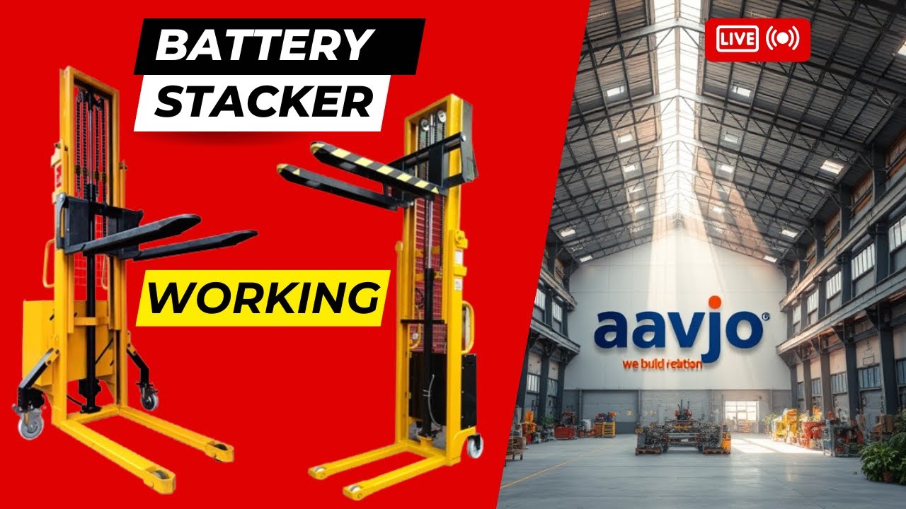Battery Operated Stacker | Electric Pallet Stacker | Powered Stacker | Warehouse Material Handling