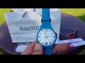 Swatch watch 2017 Model SUOS 704(Blue)