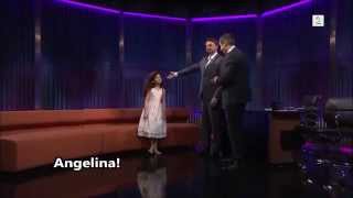 Angelina Jordan - Fly Me to the Moon - interview with subtitles chords