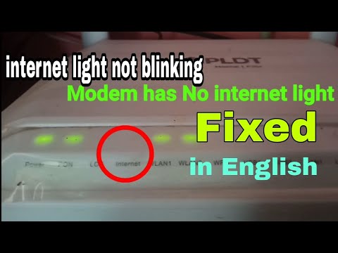 Video: I modem internet blinker lyset ikke?