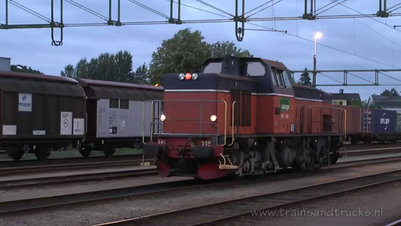 Shunting in Älmhult (T44) 31-7-2015