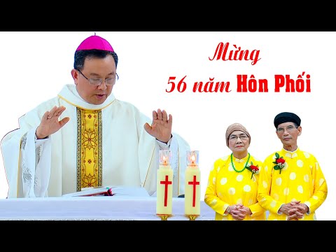 Thánh lễ tạ ơn 56 năm Hôn Phối Ông Bà Giuse Trần Đức Khóa & Anna   Phạm Thị Kính