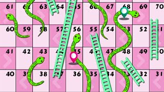 Snake 🐍 and ladder🟩| Ludo King 👑 Computer Match | Dice Games | Best Android Games| New Android games screenshot 5