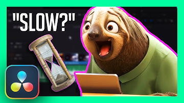 How to do Slow Motion in Resolve 17!