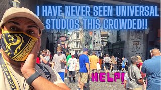I Have NEVER seen Universal Studios This Crowded!