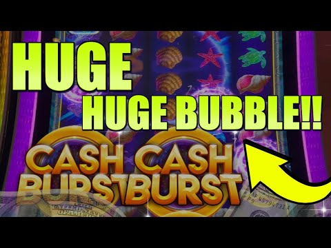 PERSISTENCE PAYS OFF WITH A HUGE BUBBLE JACKPOT on Cash Burst!