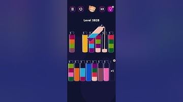 Get Color Level 5828 #watersortpuzzle #colorgames #watersortgame #watersort