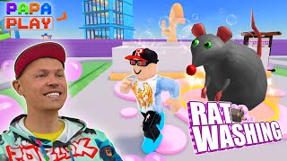 Моем КРЫС в Rat Washing Tycoon