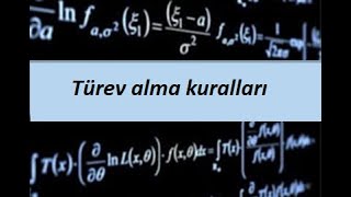 13) Türev alma kuralları- Türev- Calculus 1