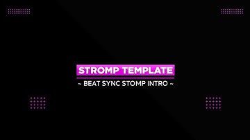 Beat sync stomp intro template in light motion || Editing library