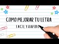 LETRA BONITA RAPIDO Y FACIL | Mejora Tu Letra Para Apuntes Bonitos