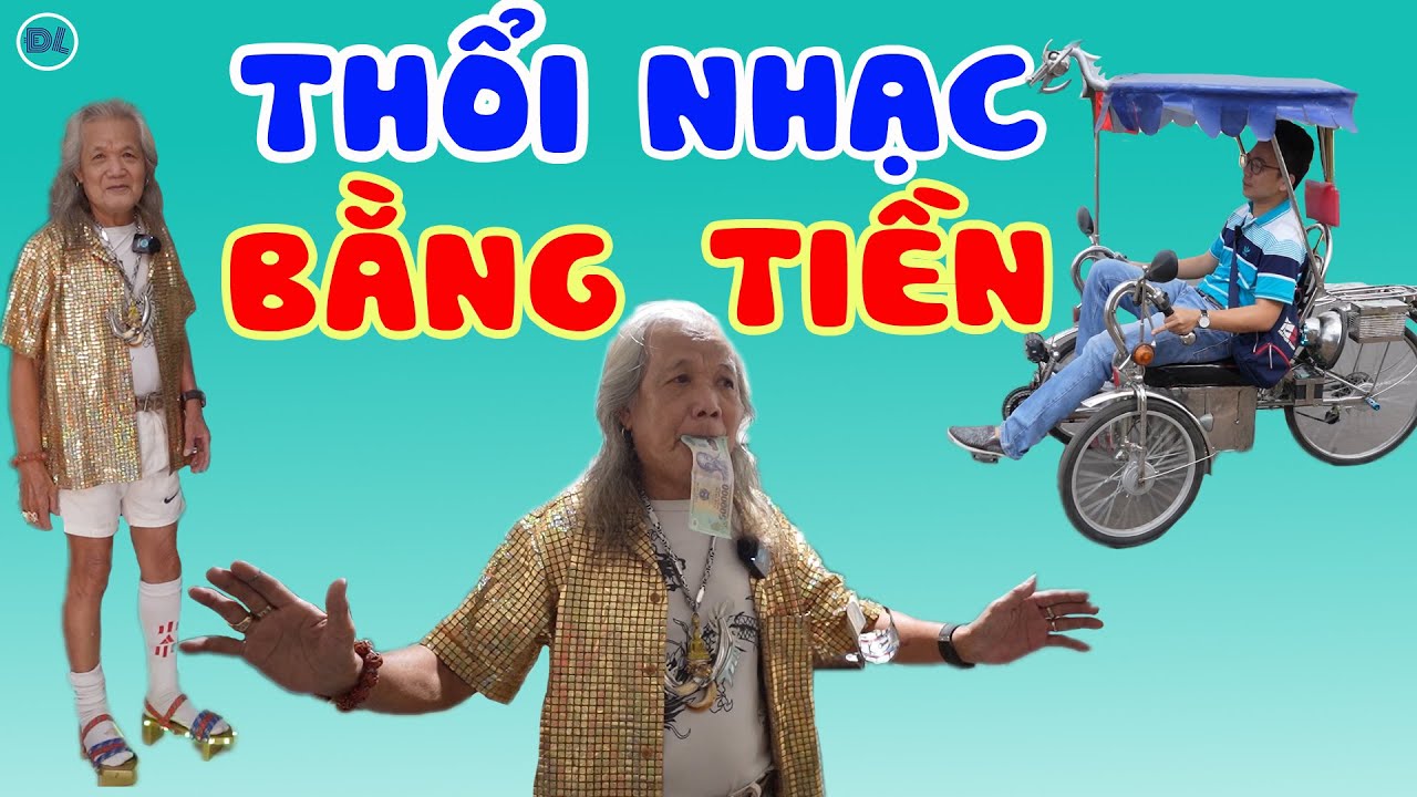 Cụ ông ăn mặc độc đáo, thổi tiền ra nhạc – ĐỘC LẠ BÌNH DƯƠNG