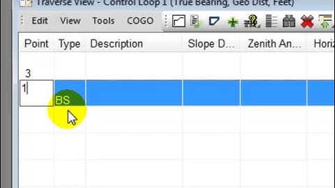 TPC Desktop BLM: Establishing Basis of Bearing