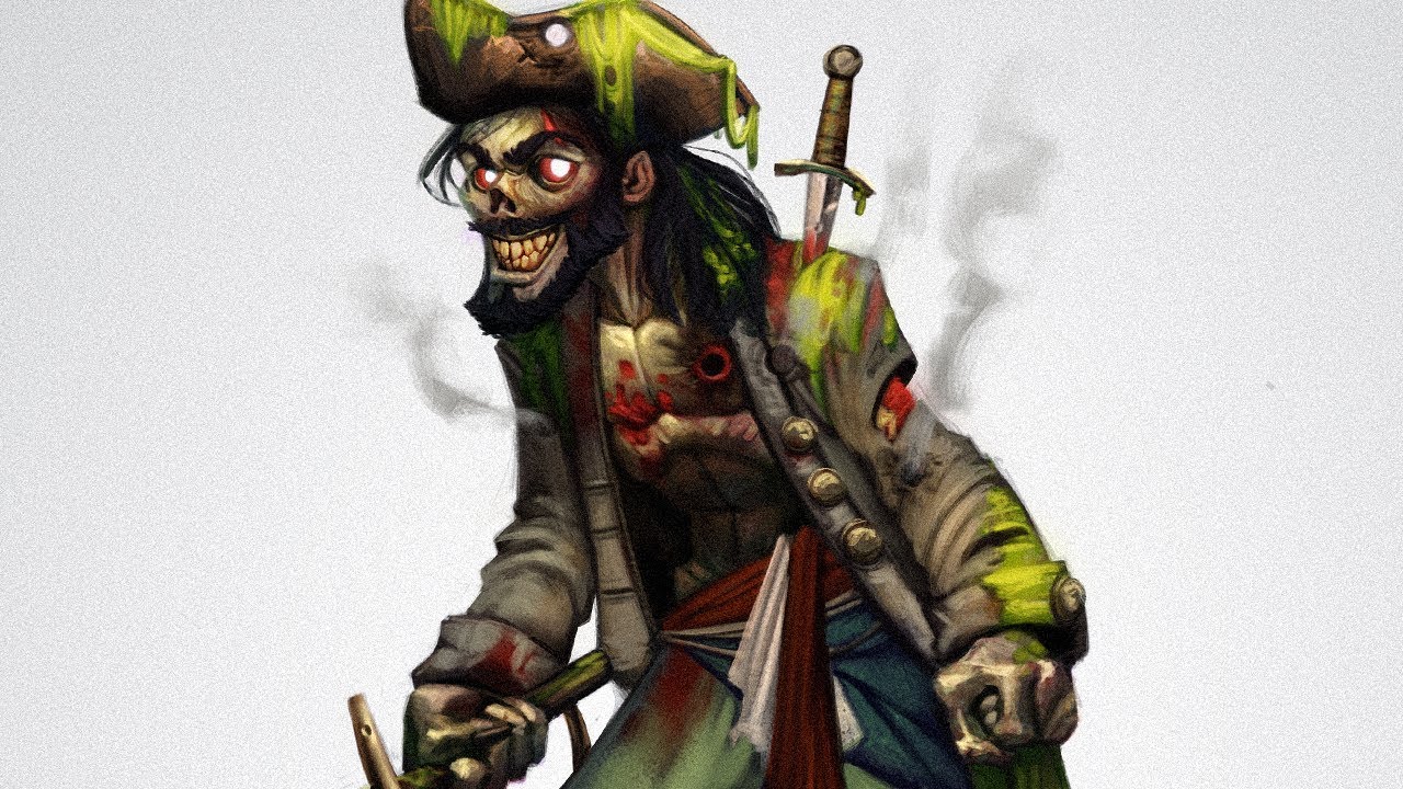 Você consegue desenhar um PIRATA ZUMBI? - Desafio Personagens #4