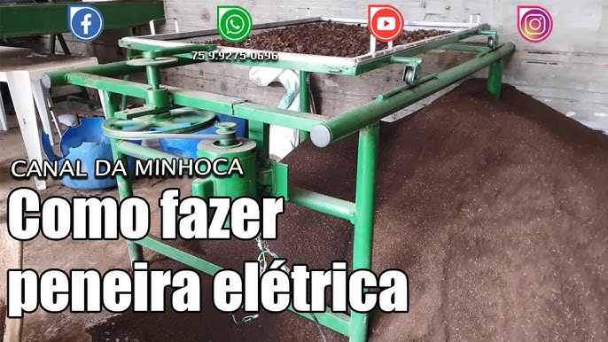 Peneira Vibratória Inclinada