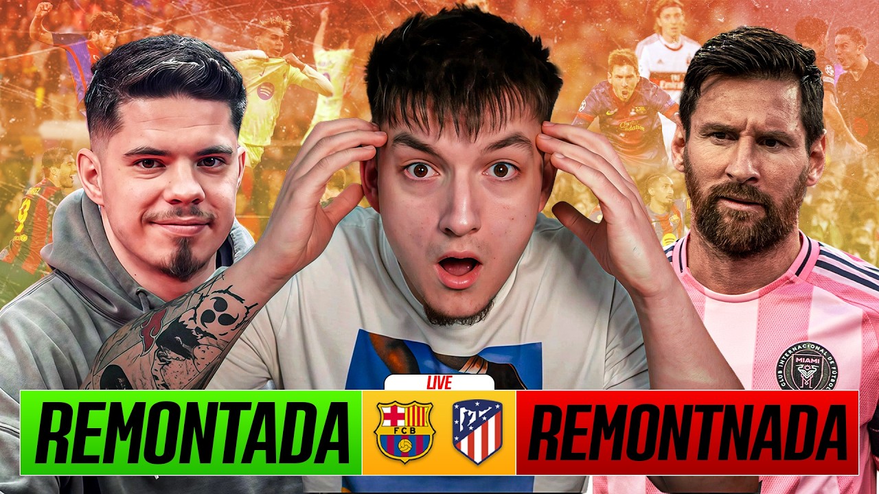 LIVE BARCELONA - ATLETICO MADRID cu COSTI MAX si MESSI | COPA DEL REY | REMONTADA sau REMONT NADA?