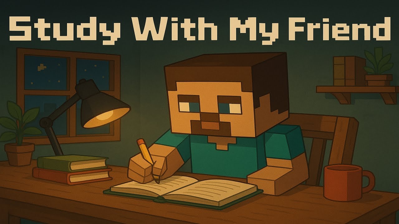 Study With My Friend | Steve | Minecraft Inspired Lofi & Study Beats ...
