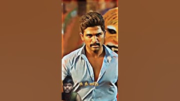 allu arjun ka attitude dialogue 😈 | #viral #video #tranding #youtube #status