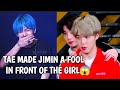 Tae made jimin a fool in front of the girl 😱omg...#bts#jimin #taehyung