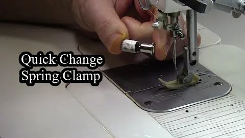Quick Change Spring Clamp For Industrial Sewing Ma...