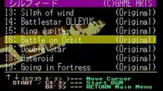 Game Basic for Sega Saturn - GBSS CD - Silpheed Track 16
