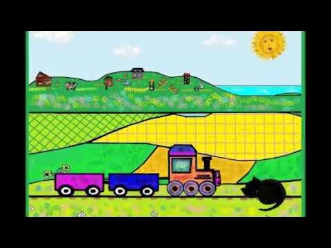 Потешки про паровозик. Стишок про поезд и котенка. Паровозик с котятами. Паровозик с котятами. Стишок про котенка и паровоз.