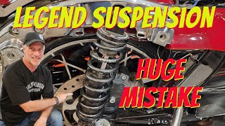 Legend Suspension Upgrade on a Harley | Don't Make these Mistakes
